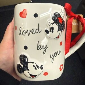 Disney Mickey and Minnie Mouse White Mug - Valentine’s Day